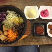 Bibimbap at Daehwa Vegetarian in Central Singapore