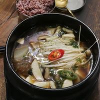 jjigae at Daehwa Vegetarian in Central Singapore