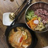 jjigae at Daehwa Vegetarian in Central Singapore