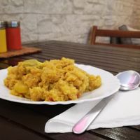 Quinoa with veggies at Doka Dauji in Sofia