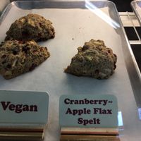 The vegan scones...pretty good with a hot coffee. at Highwheeler Cafe in Baddeck