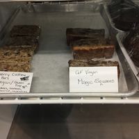 The magic Squares...best vegan cake I had in all of Canada. at Highwheeler Cafe in Baddeck