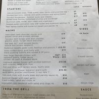 Torridon Inn menu June 2018 at The Torridon Inn in Wester Ross