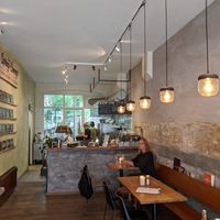 Interior at SOIL Vegan Cafe - West in Amsterdam