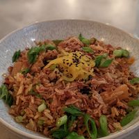 Kimchi fried rice at SOIL Vegan Cafe - West in Amsterdam