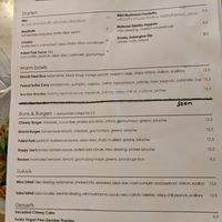 Menu at SOIL Vegan Cafe - West in Amsterdam