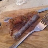 Decadent cheesy cake at SOIL Vegan Cafe - West in Amsterdam