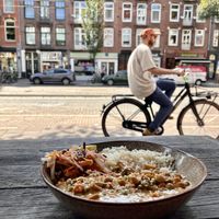 Vegan curry, delicious!!  at SOIL Vegan Cafe - West in Amsterdam