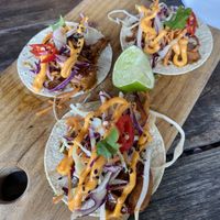 Jackfruit Tacos  at SOIL Vegan Cafe - West in Amsterdam
