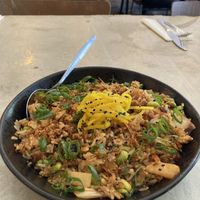 Kimchi fried rice  at SOIL Vegan Cafe - West in Amsterdam