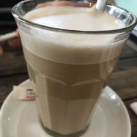 chai latte  at SOIL Vegan Cafe - West in Amsterdam