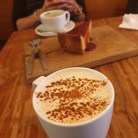 Chai latte at SOIL Vegan Cafe - West in Amsterdam