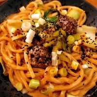 Ben Ben noodles at SOIL Vegan Cafe - West in Amsterdam