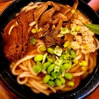 Cuddle noodle soup at SOIL Vegan Cafe - West in Amsterdam