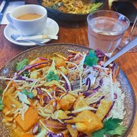 peanut butter curry  at SOIL Vegan Cafe - West in Amsterdam