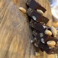 Vegan snickers  at SOIL Vegan Cafe - West in Amsterdam