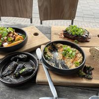 Forgot to take a picture before we started!   at SOIL Vegan Cafe - West in Amsterdam