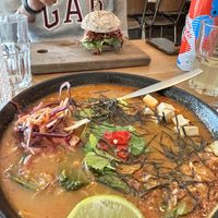 Laksa (large portion!)  at SOIL Vegan Cafe - West in Amsterdam