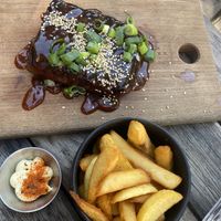 Ribs & fries   at SOIL Vegan Cafe - West in Amsterdam