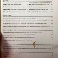 Menu at SOIL Vegan Cafe - West in Amsterdam