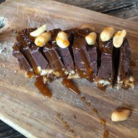 Vegan Snickers at SOIL Vegan Cafe - West in Amsterdam