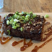 The “Steak”, A.K.A. “Ribs”.   at SOIL Vegan Cafe - West in Amsterdam