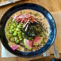 Tonkotsu Ramen.   at SOIL Vegan Cafe - West in Amsterdam