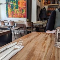 Interior at SOIL Vegan Cafe - West in Amsterdam