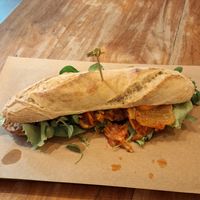 Kimchi reuben at SOIL Vegan Cafe - West in Amsterdam