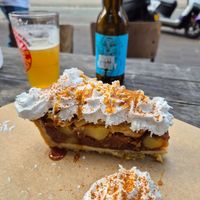 Apple pie at SOIL Vegan Cafe - West in Amsterdam