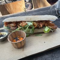 Seitan sandwichh  at SOIL Vegan Cafe - West in Amsterdam