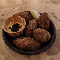 Cod fish croquettes at SOIL Vegan Cafe - West in Amsterdam