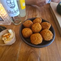 bitterballen at SOIL Vegan Cafe - West in Amsterdam