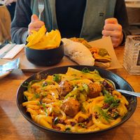 Ban ban and ribs at SOIL Vegan Cafe - West in Amsterdam