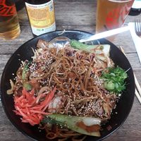 Dragon noodles at SOIL Vegan Cafe - West in Amsterdam
