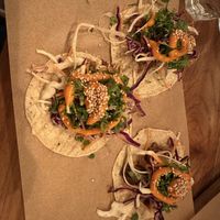 Pulled jackfruit tacos  at SOIL Vegan Cafe - West in Amsterdam