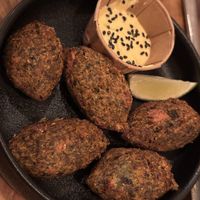 “Cod fish” croquettes   at SOIL Vegan Cafe - West in Amsterdam