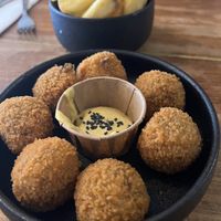 Bitterballen - not overly mushroom!  at SOIL Vegan Cafe - West in Amsterdam