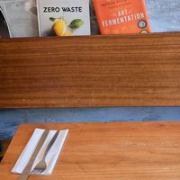 Books to look into at SOIL Vegan Cafe - West in Amsterdam