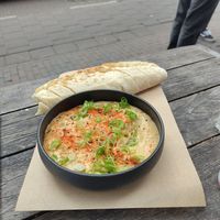 Really tastefull eggplant spread at SOIL Vegan Cafe - West in Amsterdam