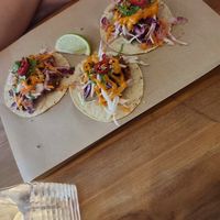 Vegane teigfladen at SOIL Vegan Cafe - West in Amsterdam