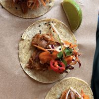 Pulled pork tacos   at SOIL Vegan Cafe - West in Amsterdam