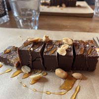Vegan snickers   at SOIL Vegan Cafe - West in Amsterdam