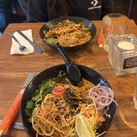 Ramen vegan  at SOIL Vegan Cafe - West in Amsterdam