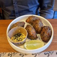 Cod croquettes  at SOIL Vegan Cafe - West in Amsterdam