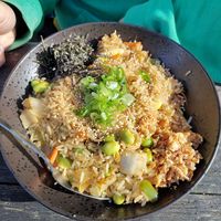 Kimchi fried rice at SOIL Vegan Cafe - West in Amsterdam