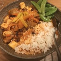 Black bean tofu bowl at SOIL Vegan Cafe - West in Amsterdam