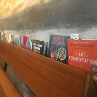 Library available at SOIL Vegan Cafe - West in Amsterdam