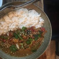 Spicy thai green curry at SOIL Vegan Cafe - West in Amsterdam