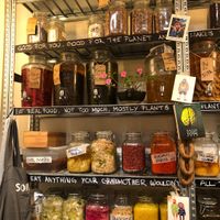 In the restaurant at SOIL Vegan Cafe - West in Amsterdam